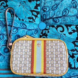 Tory Burch Black Gemini Link Wristlet (USED)